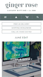 Mobile Screenshot of ginger-rose.co.uk